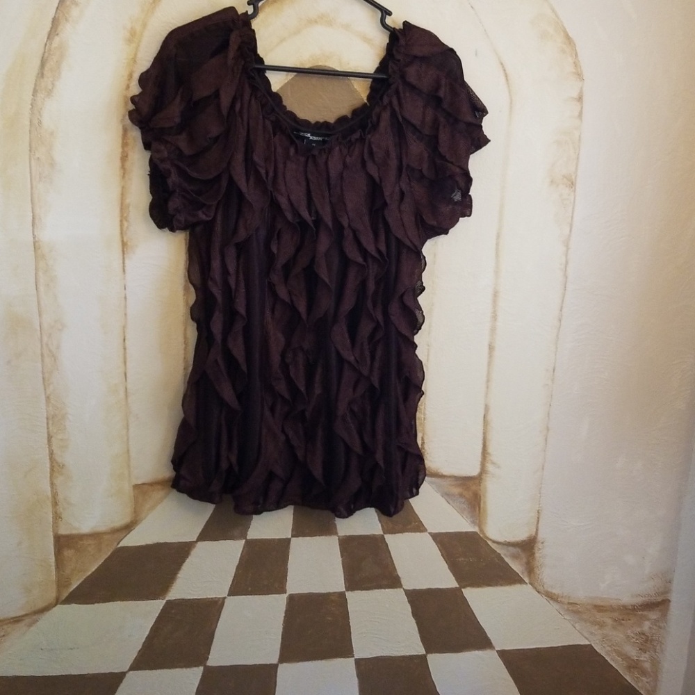 Brown blouse